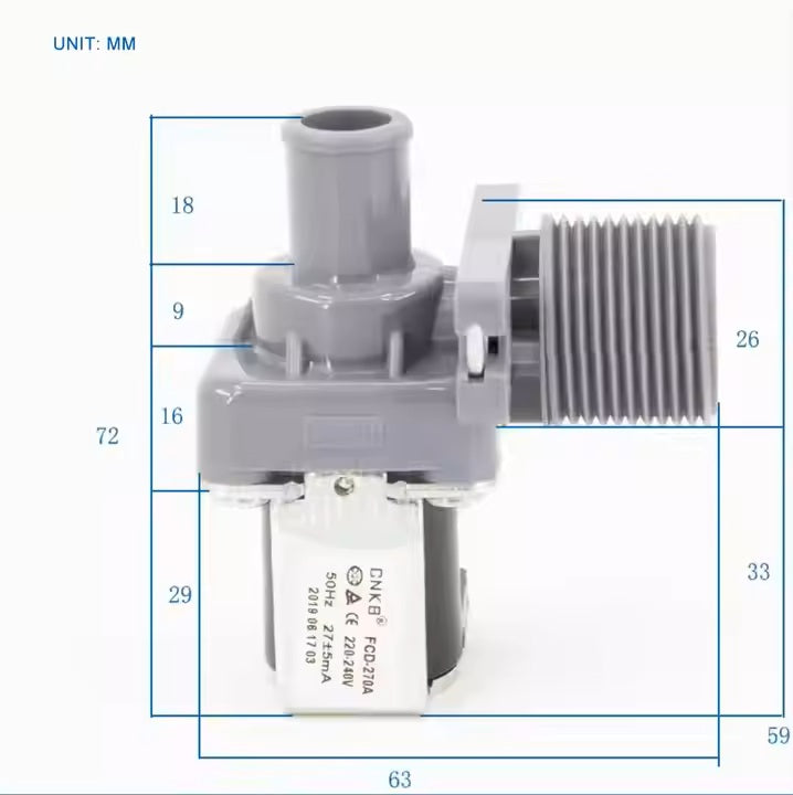 Inlet Valve For Washing Machine